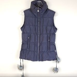 Betsy Johnson quilted down filled vest. NWT, perfect condition, stylish
